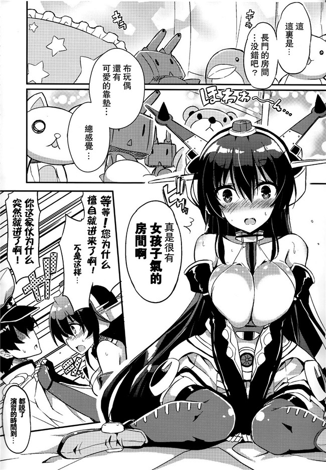 无毒汉化组(C87)AV女优漫画本子之実は長門さんは超可愛い物好き!だったのです。