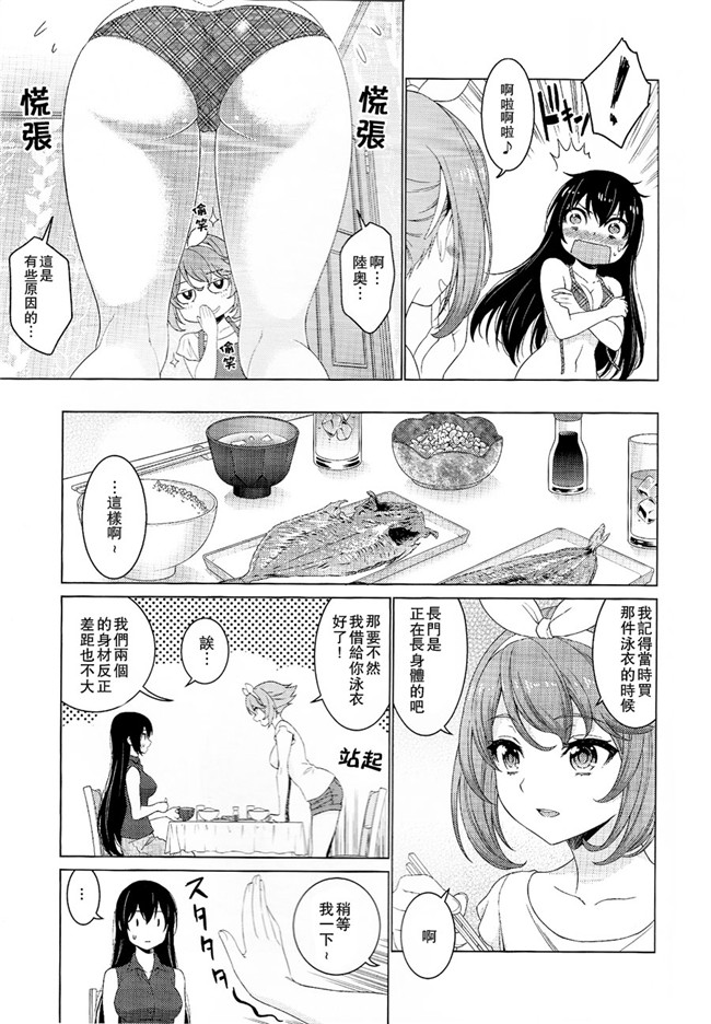 日本AV漫画之[DKsha(加瀬大輝)]陸奥と長門のバケーションラブ舰娘本子(艦隊これくしょん -艦これ-)