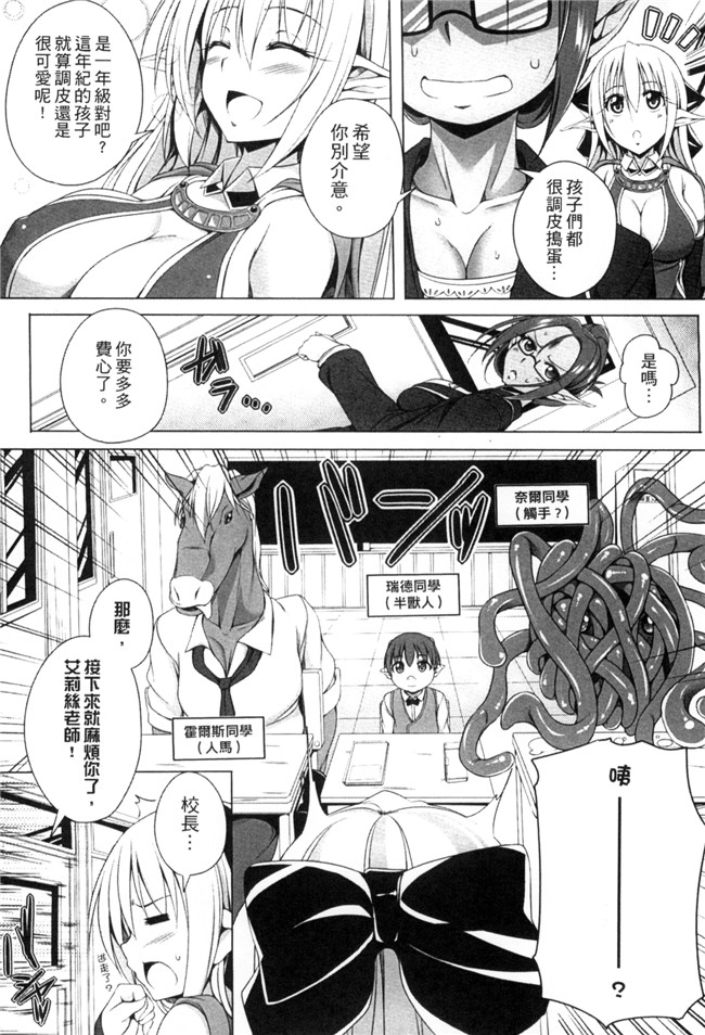 本子库アンソロジー肉番少女漫画之]二次元コミックマガジン モンスター娘が集う異種族学園へようこそ