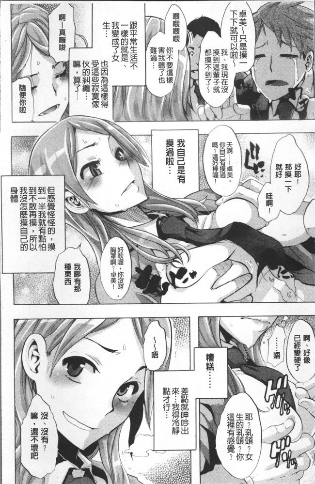 无遮盖工口少女漫画里番本子之[新堂エル] TSF物語 