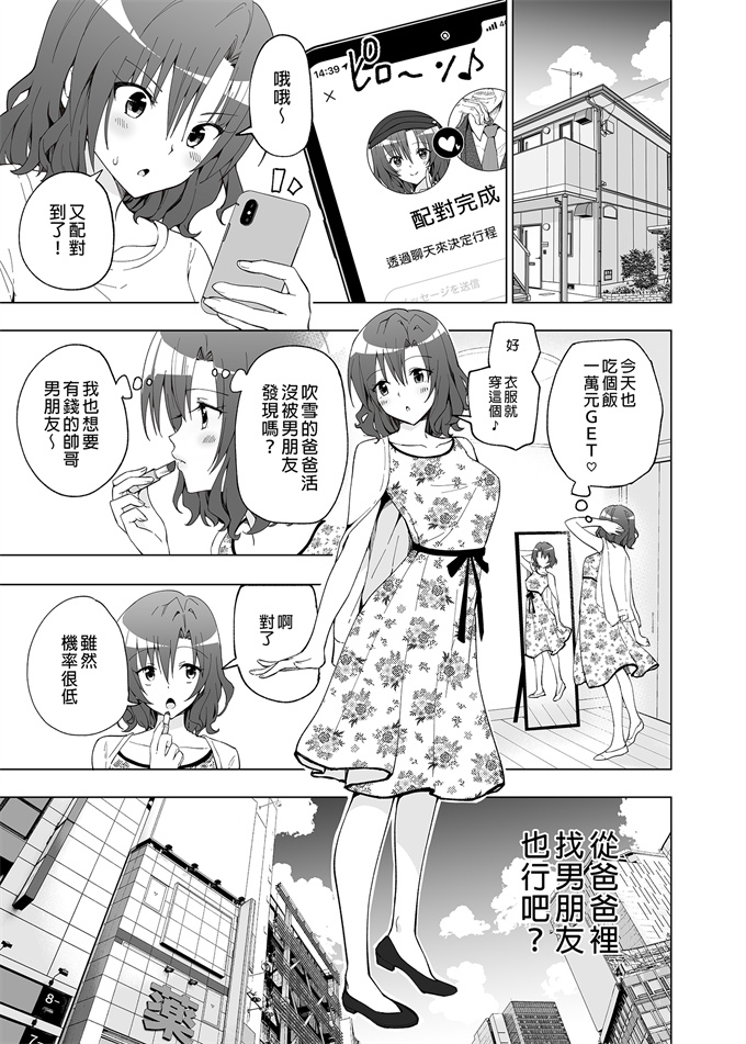 工口少女漫画之[かみか堂(銀曜ハル)]開始了爸爸活(1)女大生篇