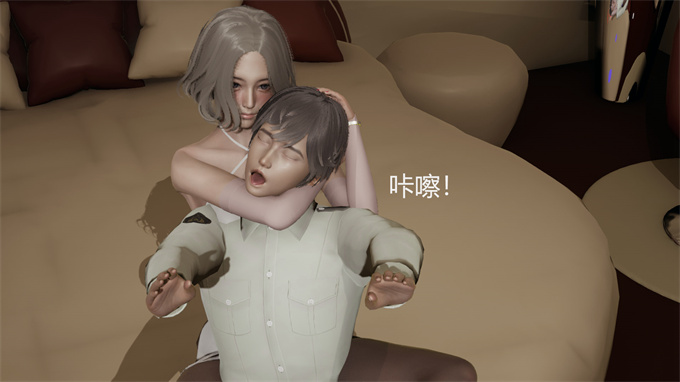 [3D]少女h漫画之hao惩罚入侵者2