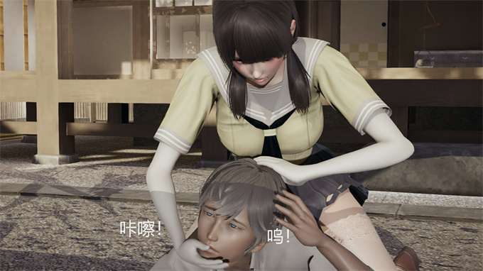 [3D]少女h漫画之hao惩罚入侵者2